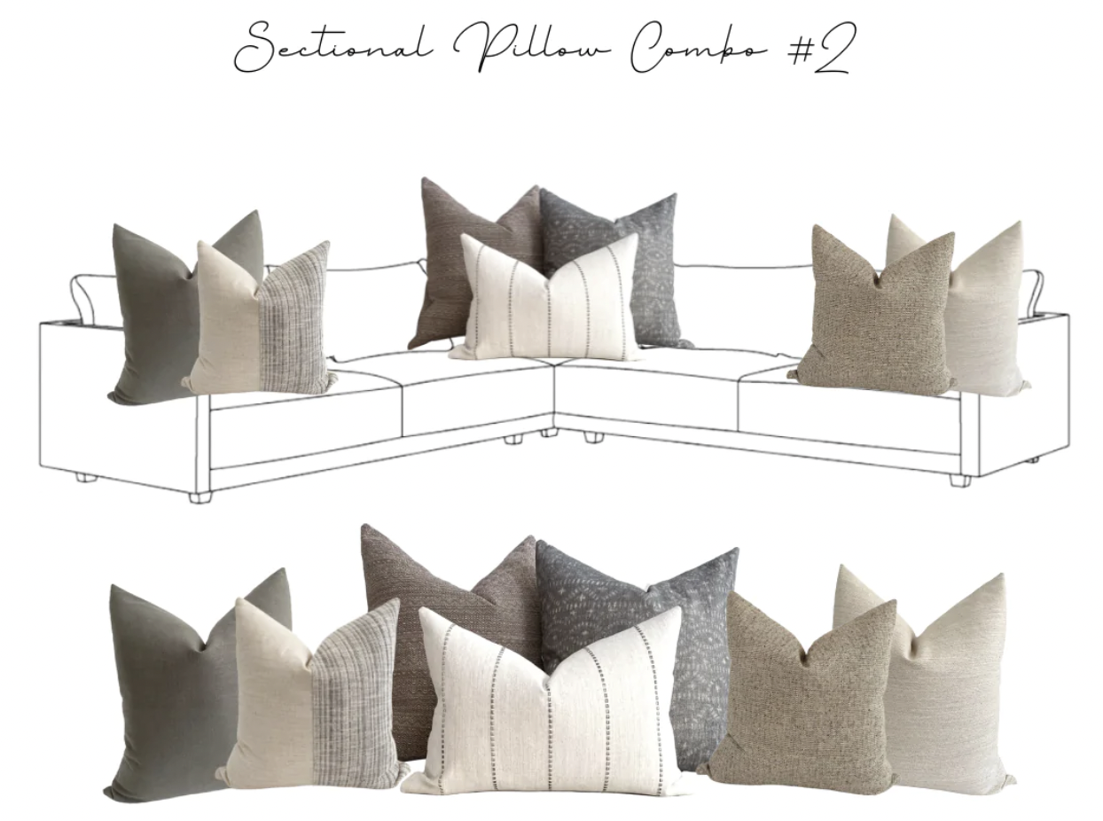 How to Style Pillows on a Sectional HACKNER HOME